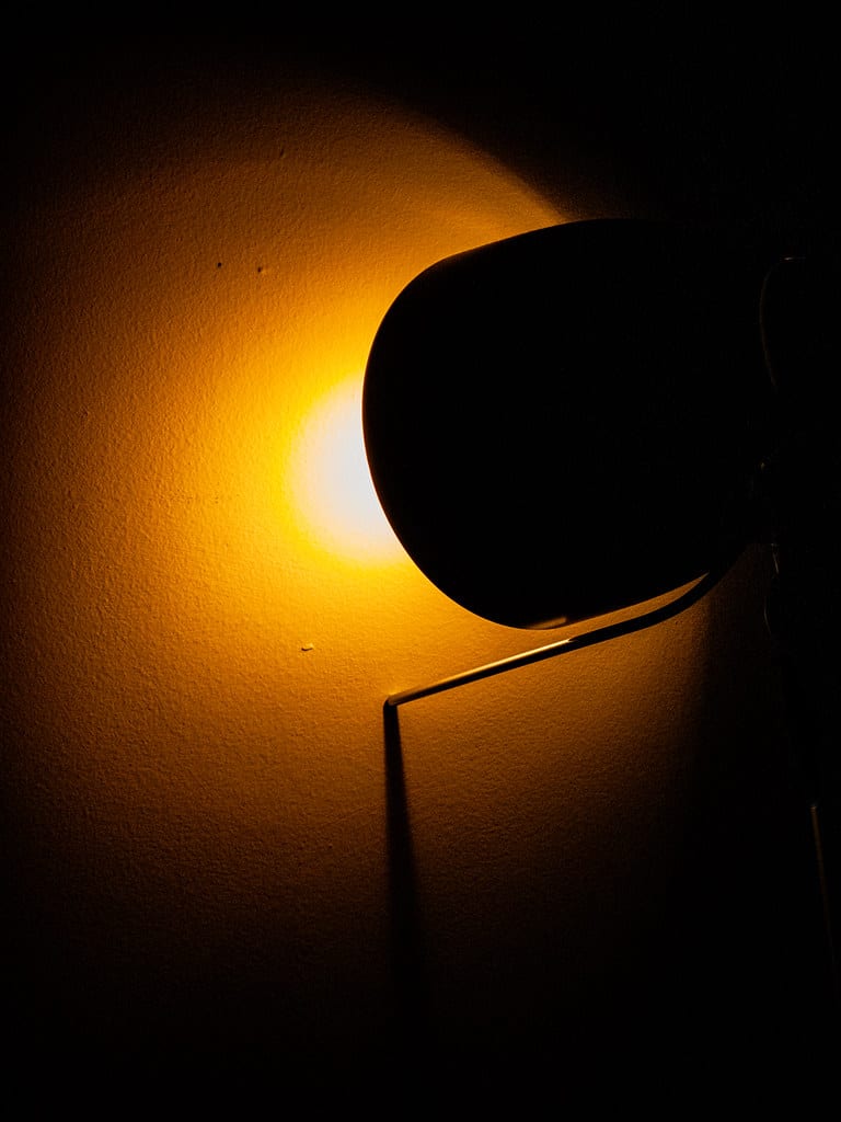 The desk lamp warmth and a task light you can aim