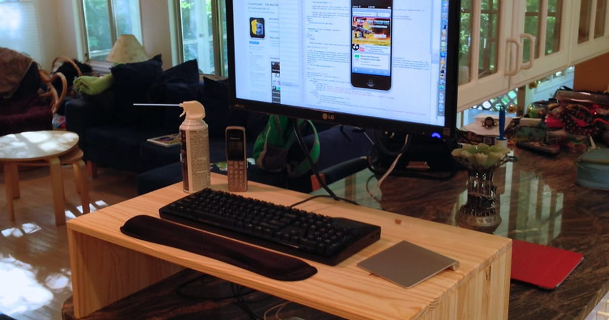 Standing desk setup ideas for a healthier workday
