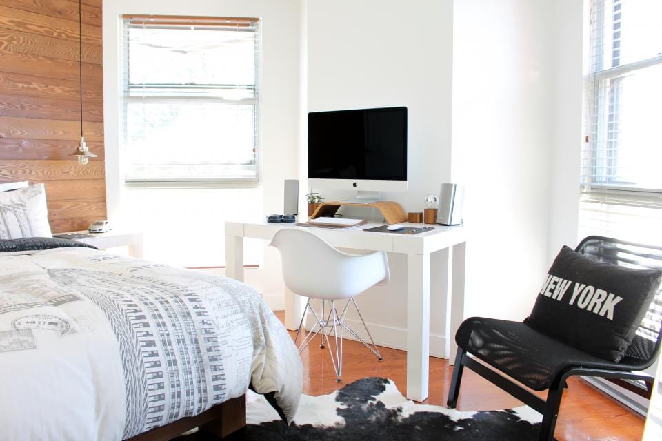 A desk mat that photographs well